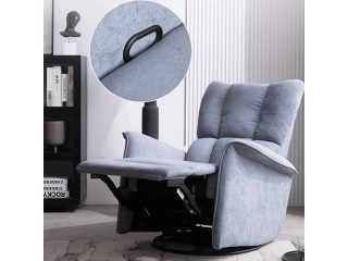 Novo sofá elétrico funcional de tecido de assento único moderno minimalista cinza função reclinável cadeira reclinável