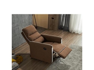 Sofá Nordic Leisure Único Cadeira Sofá de Tecido Prático Café Multifuncional Sofá Duplo para Três Pessoas