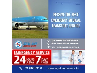 For Instant Patient Transfer  Choose Sky Air Ambulance from Guwahati