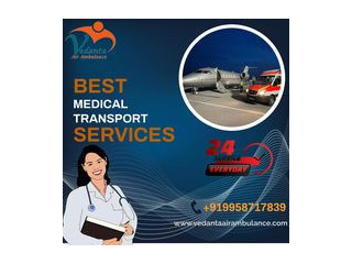 Get The Top Air Ambulance Service in Gaya by Vedanta with Health Care Team