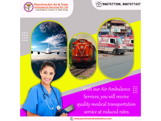 Panchmukhi Train Ambulance in Patna - 24 Hours Quality Based Service