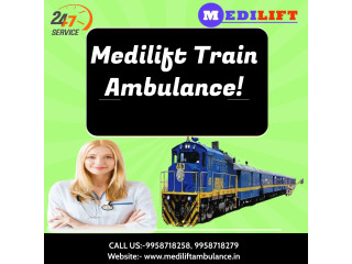 Train Ambulance in Patna-Medilift Gives You All the Medical Facilities with ICU Setup
