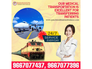 Hire Panchmukhi Air and Train Ambulance Service in Delhi for Sufficient Ventilator Setup at Low Charges