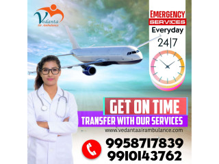Hire Vedanta Air Ambulance Service in Chandigarh with Instant Patient Transfer