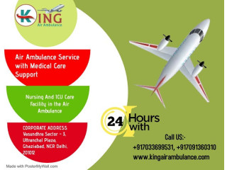 Take Prominent Air Ambulance Service in Raigarh with ICU Setup