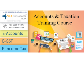 Join Accounting Certification in Delhi, Karol Bagh, with Tally, GST & SAP FICO Course at SLA Institute, 100% Job with Best Salary
